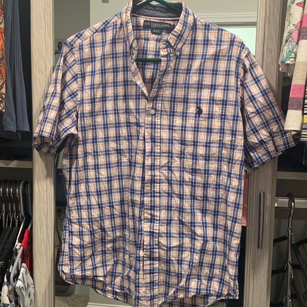 Men button up shirt